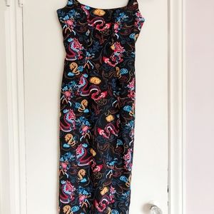 Pinup Couture Jayne Dress Dragon Print